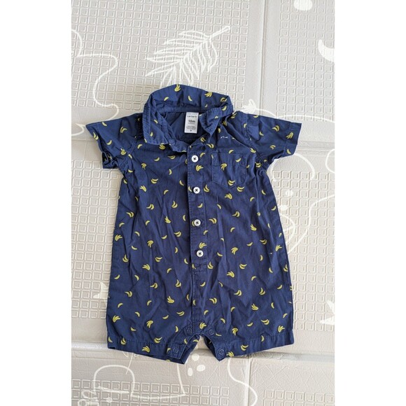 18M Baby Boy Clothing Lot 5PC Tommy Polo Carter’s Romper Pants Spring Summer - Picture 4 of 5